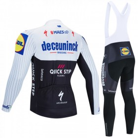 Tenue Maillot M/L + Collant à Bretelles 2020 Deceuninck-Quick-Step N004